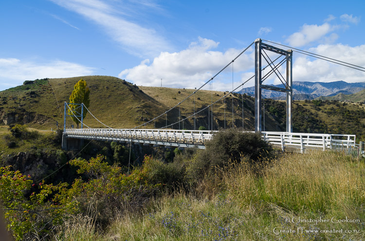 Hodder suspension bridge