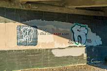 I like you a lot - Grafiti on Burleigh Bridge