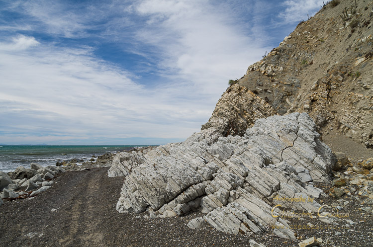 Rock strata at Mussel Point